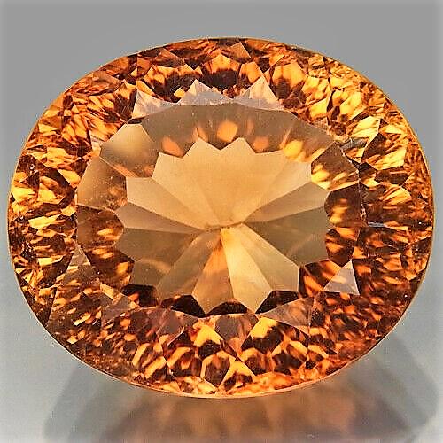15,60 ct Natural Imperial Topaz Millennium Cut (1 of 2)