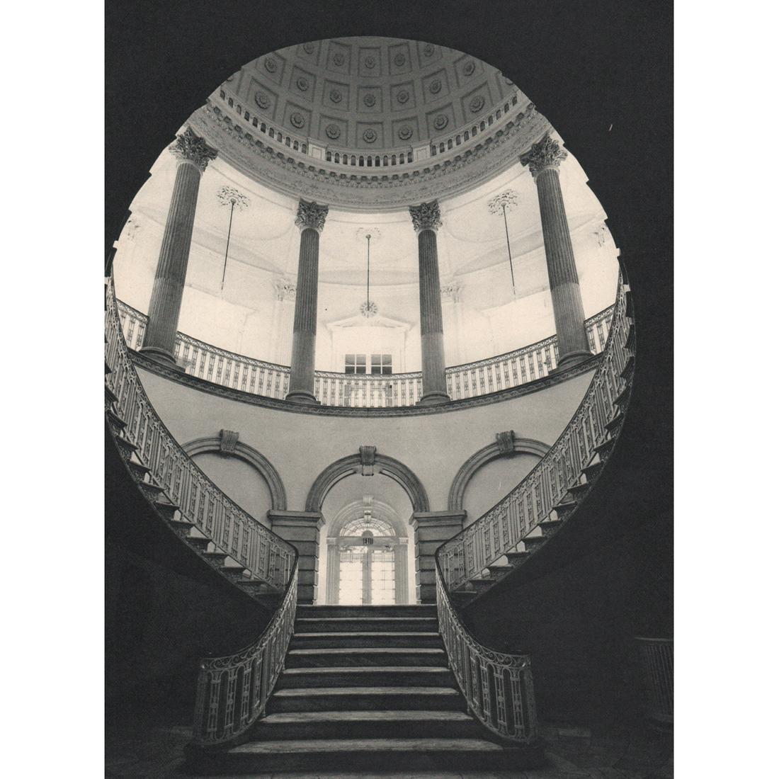 EVELYN HOFER - New York City Hall interior: Artist: EVELYN HOFER Print Title: New York City Hall interior Medium: Sheet-fed Gravure Printing Date: 1960's Printed in Switzerland Image Size: 11 x 8.25 inches Evelyn Hofer (1922-2009) was a German-