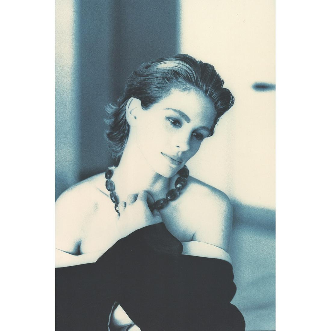 MATTHEW ROLSTON - Julia Roberts, 1990: Artist: MATTHEW ROLSTON Print Title: Julia Roberts, 1990 Medium: Photo-Lithograph Printing Date: 1990's Printed in USA Image Size approx: 11.5 X 7.75 inches Matthew Russell Rolston is an American arti