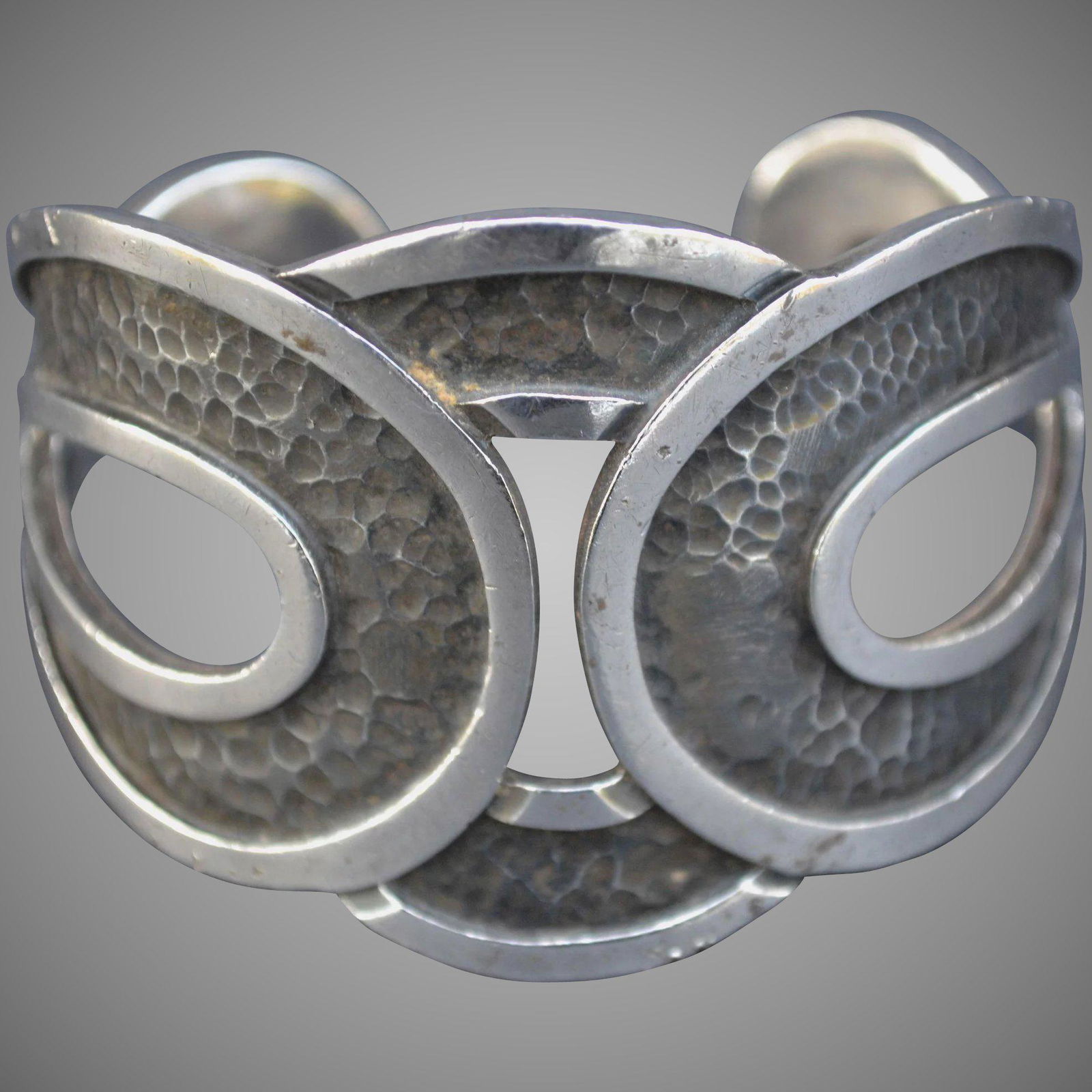 Vintage Margot de Taxco Sterling Cuff Bracelet (1 of 5)