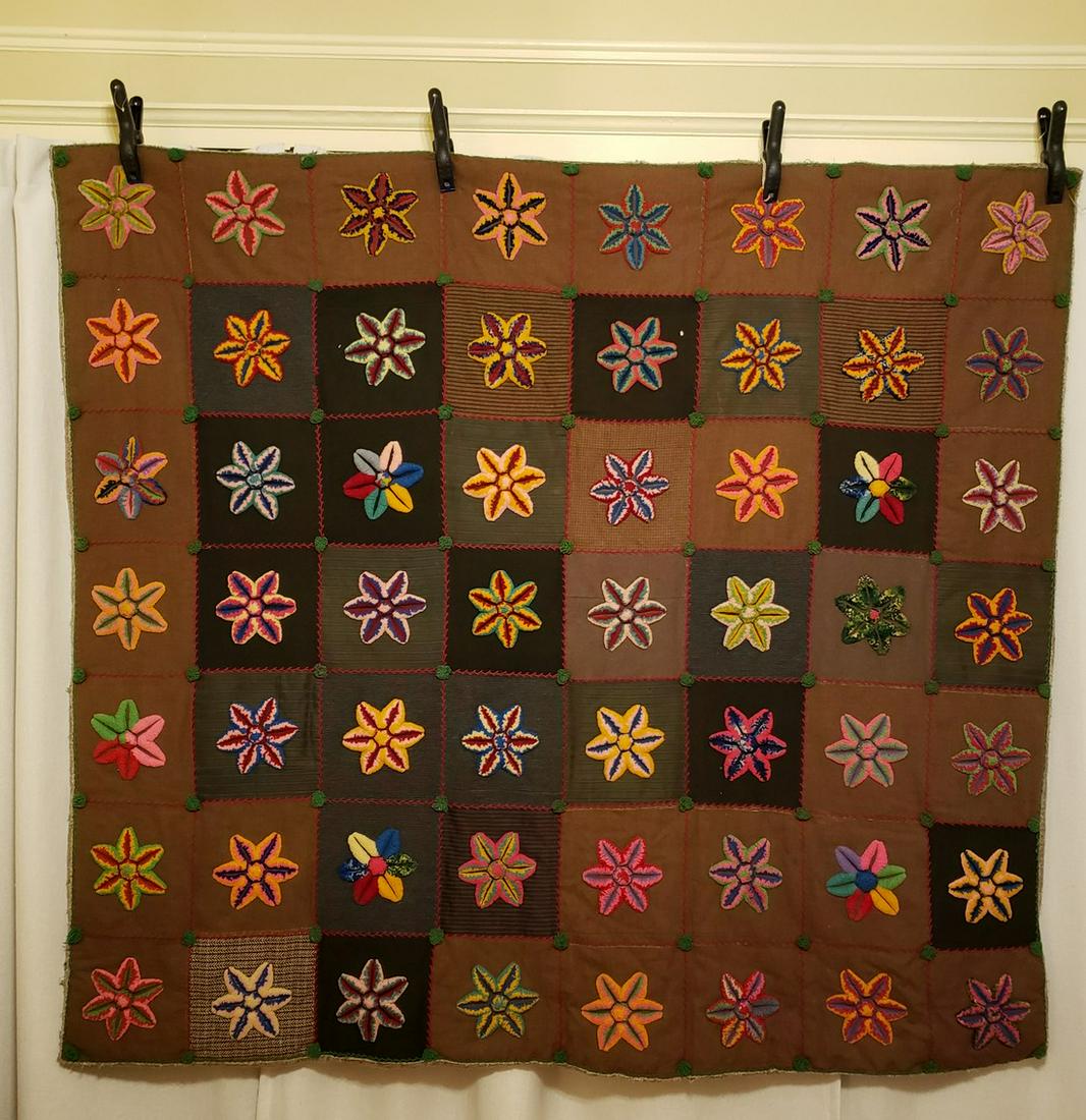 Amish or Mennonite Stumpwork Quilt (1 of 7)