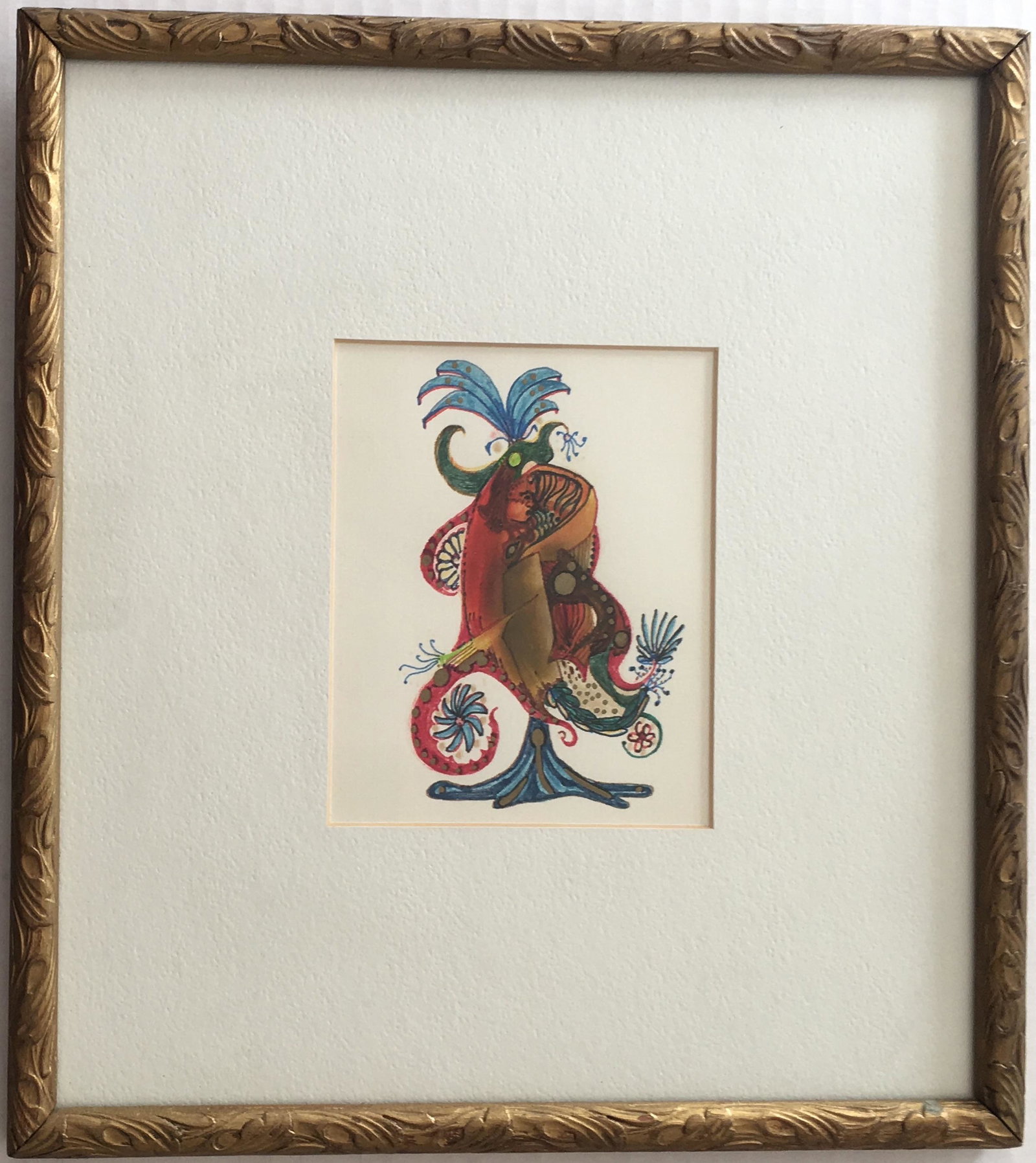 Richard Beaulieu: Mayan: Artist: Richard Beaulieu Title: Mayan Medium:Mixed media Dimensions: 4 x 5 in. Description: Reserve: $100.00 Shipping: Domestic: Flat-rate of $75.00 to anywhere within the contiguous U.S. Internationa