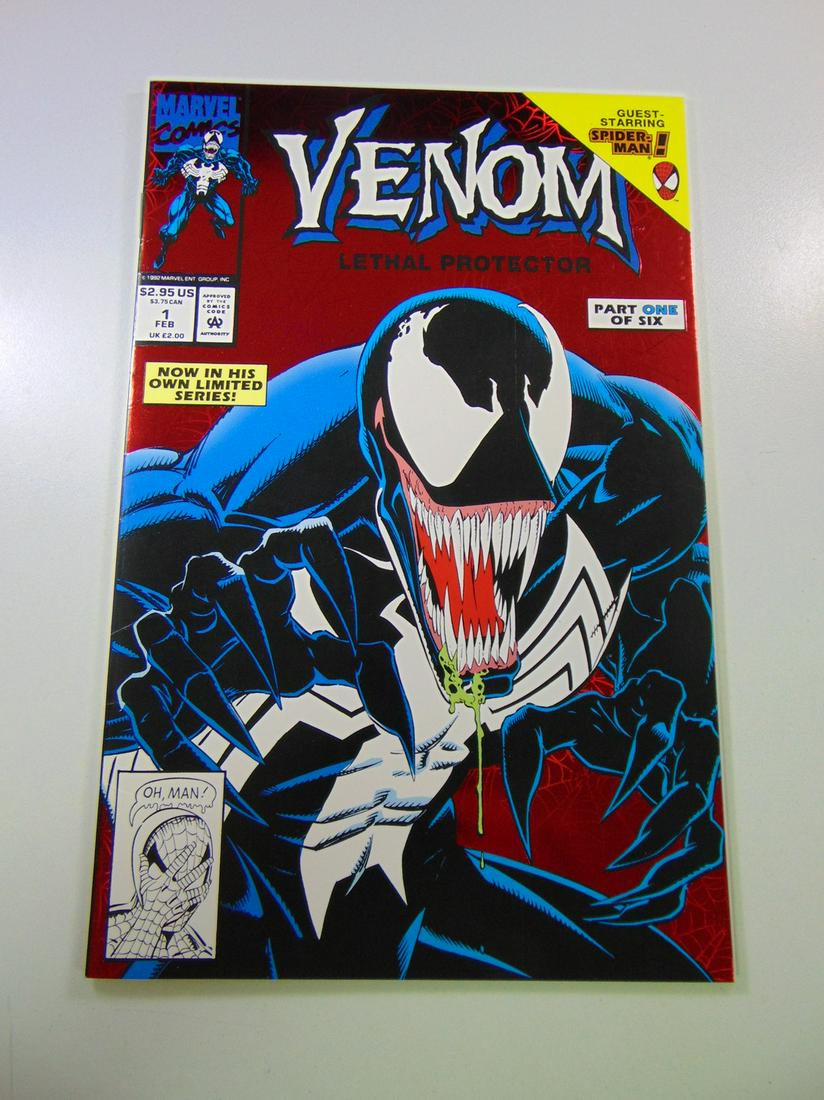 Venom Lethal Protector #1: No Reserve! Venom Lethal Protector #1 Shipping: Individual Comics: Flat-rate of $9.99 (1-8 comics) or $19.99 (9+ comics) to anywhere within the contiguous U.S. Short Box lots: Flat-rate of $24.99 for 