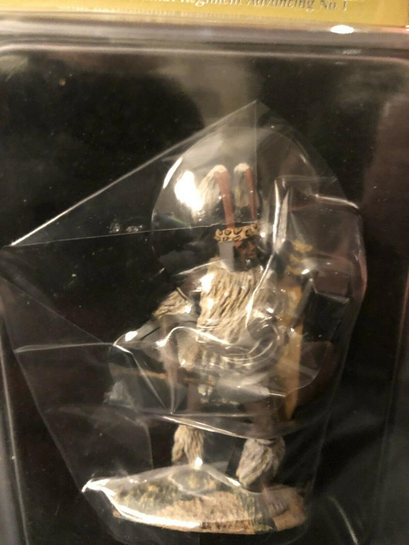 Britains: Boxed Set 20136 - Zulu Warrior Advancing. (1 of 2)