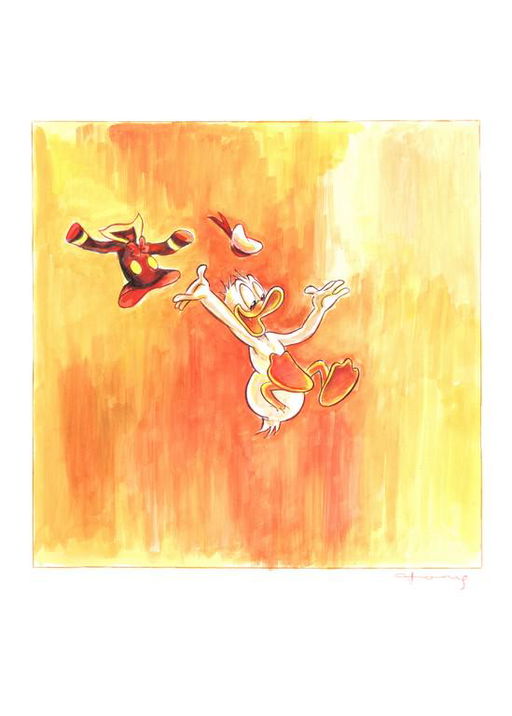 Tony Fernandez Donald Duck Freedom Nov 06 2019 Jasper52 In Ny