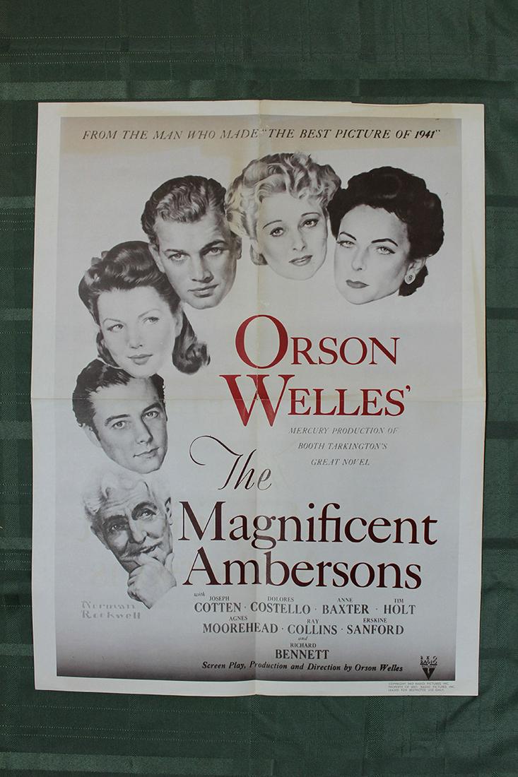 The Magnificent Ambersons (USA, 1942) US Half Sheet (1 of 1)