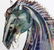 Murano Glass - Sculpture 'Horse Head' made of