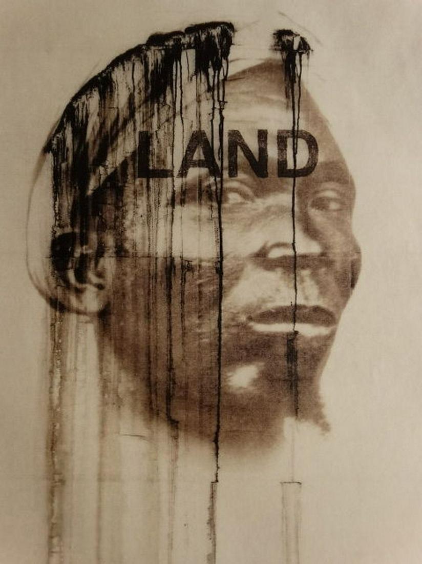 Land: "JAUME PLENSA Â– Spain 2006 Print on Vegetable paper 40 x 30 cm Signed Perfect condition" Reserve: $100.00 Shipping: Domestic: Flat-rate of $30.00 to anywhere within the contiguous U.S. Internation