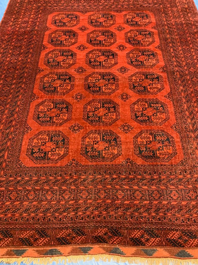 Vintage Hand Woven  Afghan  Rug 9.2x6.10 (1 of 14)