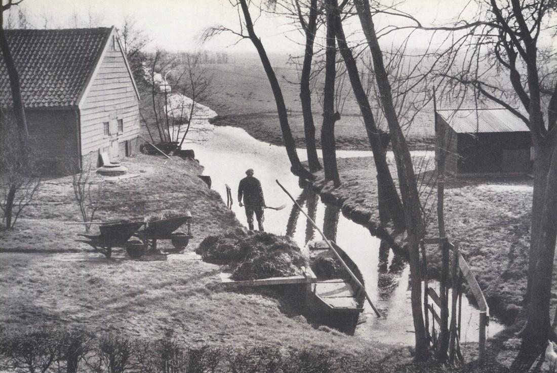 HENRI CARTIER-BRESSON - Farm Scene, Lower Rhine,: Artist: HENRI CARTIER-BRESSON Print Title: Farm Scene, Lower Rhine, Holland Printing Date: 1950’s Medium: Photoengraving Printed in: The US Image Size approx: 5.5 x 8” Henri Cartier-Bresson (Augus