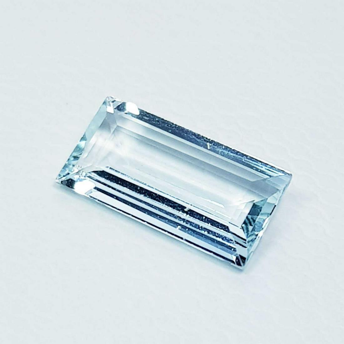 Natural Aquamarine Emerald Cut 1.08 ct (1 of 5)