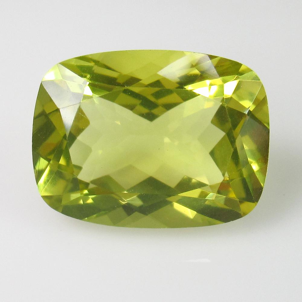 9.78 Ct Genuine Lemon Quartz Cushion Cut: No Reserve! Title: 9.78 Ct Genuine Lemon Quartz Cushion Cut Stone Clarity: VVS Gemstone: Natuarl Lemon Quartz Carat Weights: 9.78 Size/Dimensions: 16.00 x 12.00 x 8.30 mm Top Quality Luster / Excellen