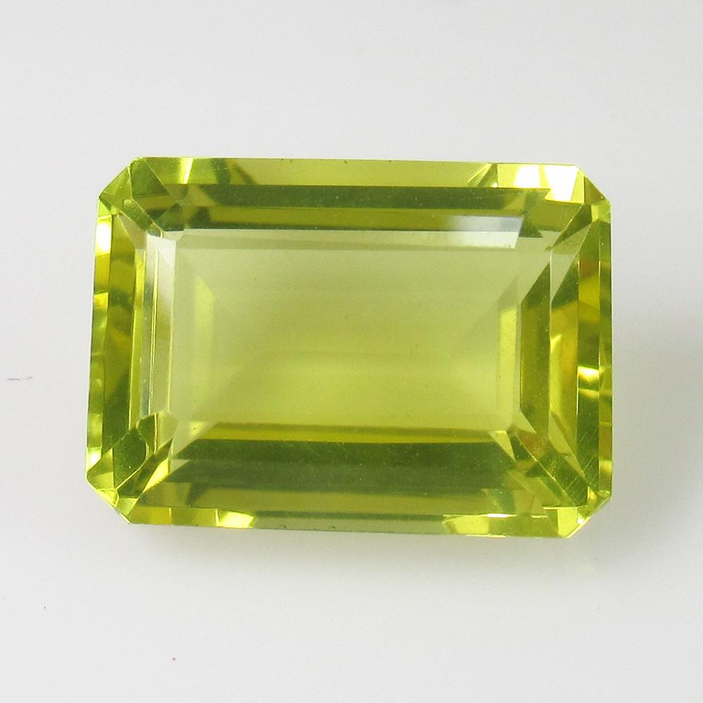 7.28 Ct Genuine Lemon Quartz Octagon Cut: No Reserve! Title: 7.28 Ct Genuine Lemon Quartz Octagon Cut Stone Clarity: VVS Gemstone: Natuarl Lemon Quartz Carat Weights: 7.28 Size/Dimensions: 14.00 x 10.10 x 6.70 mm Top Quality Luster / Excellen