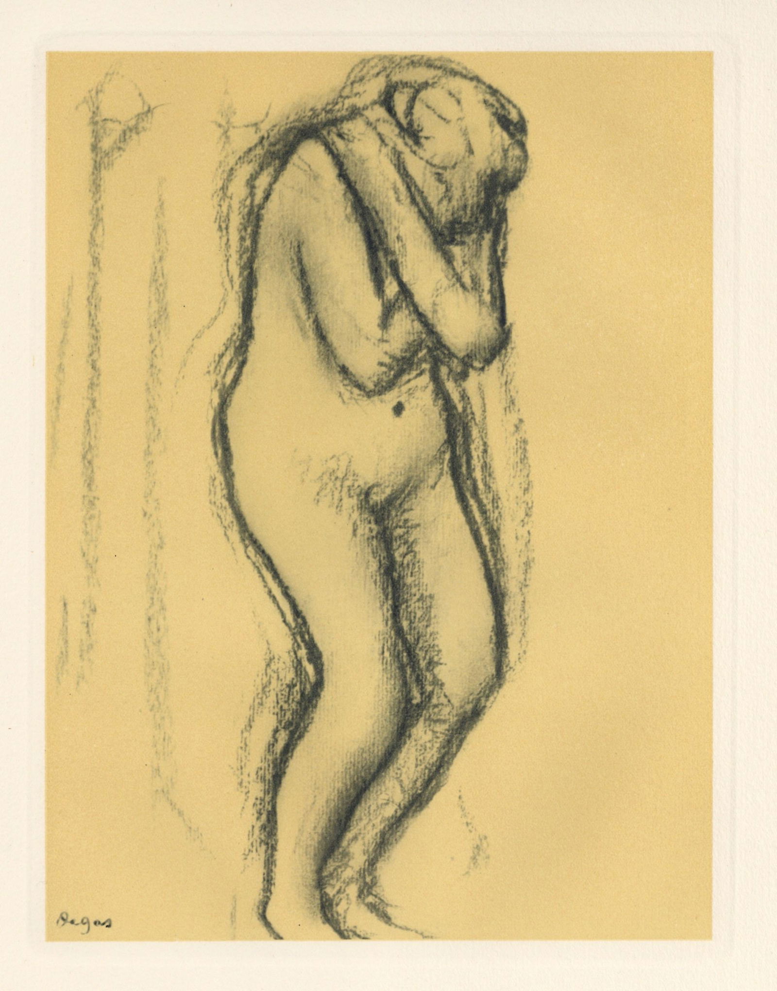 Edgar Degas "Etude de nu" (1 of 1)