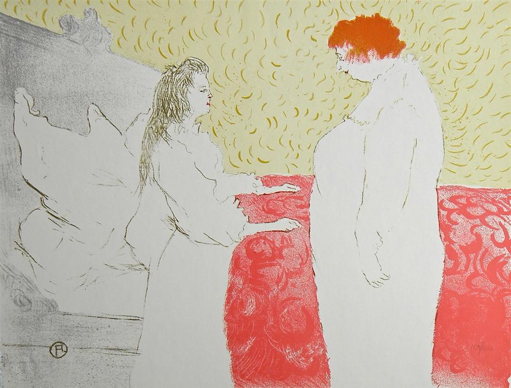 Toulouse-Lautrec "Deux femmes" lithograph | Elles (1 of 1)