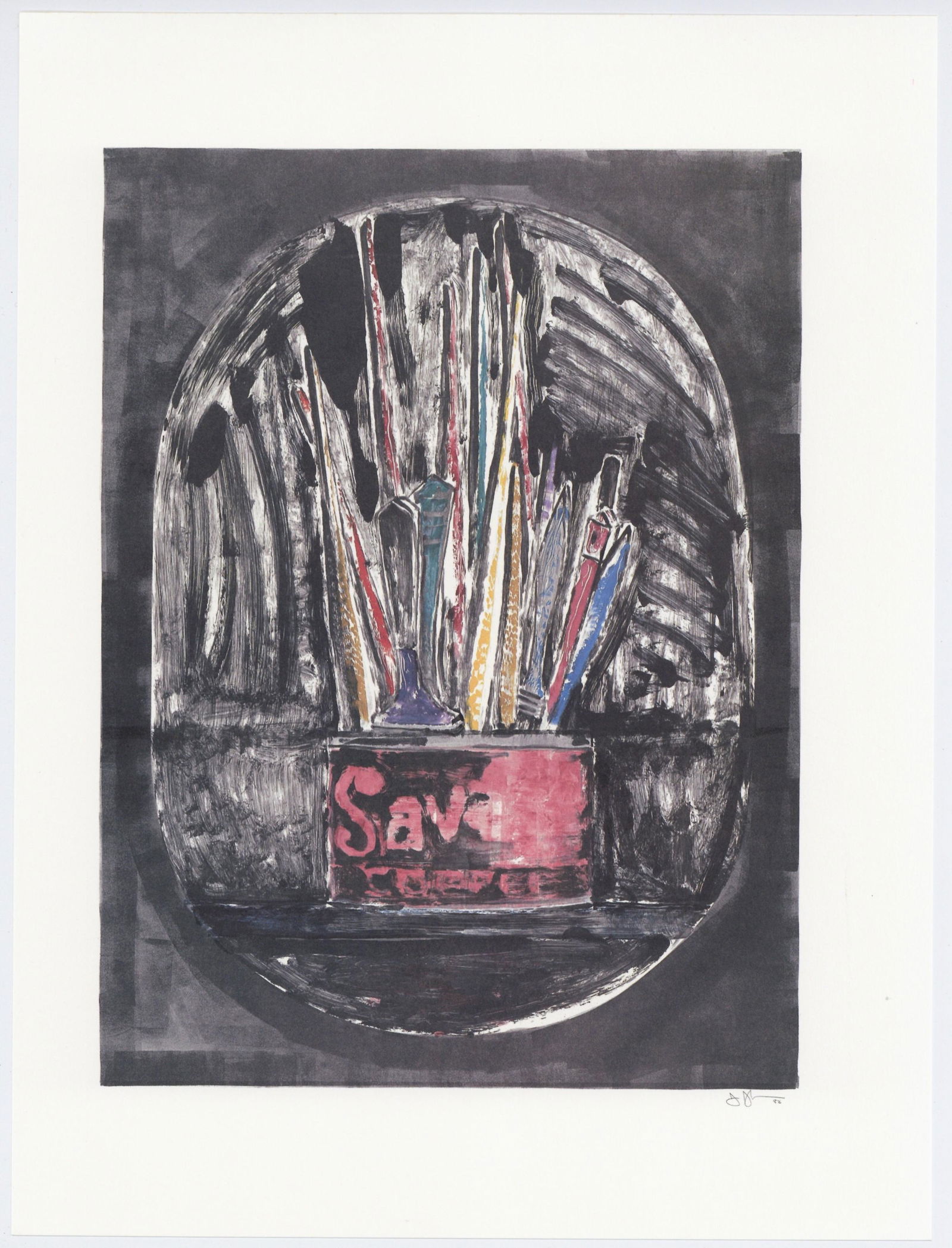 Jasper Johns "Savarin" 1982 (1 of 1)