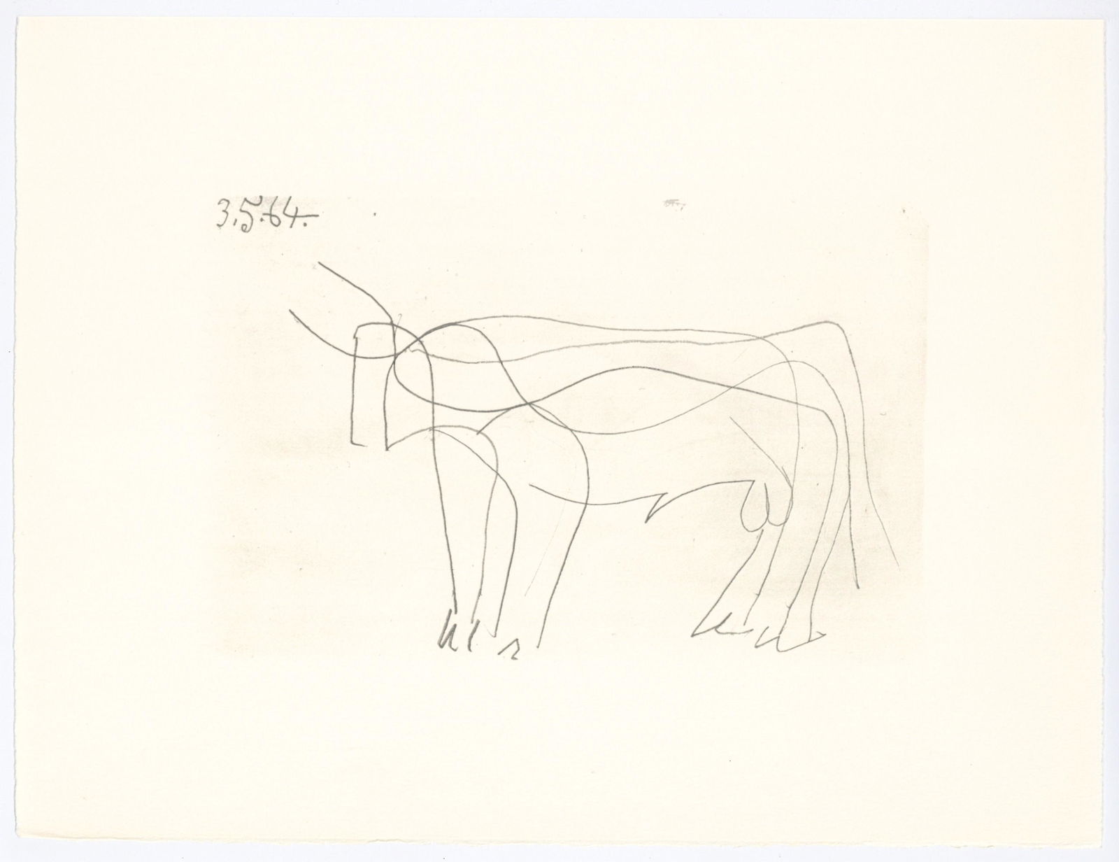 Pablo Picasso lithograph "Le Gout du Bonheur" (1 of 1)