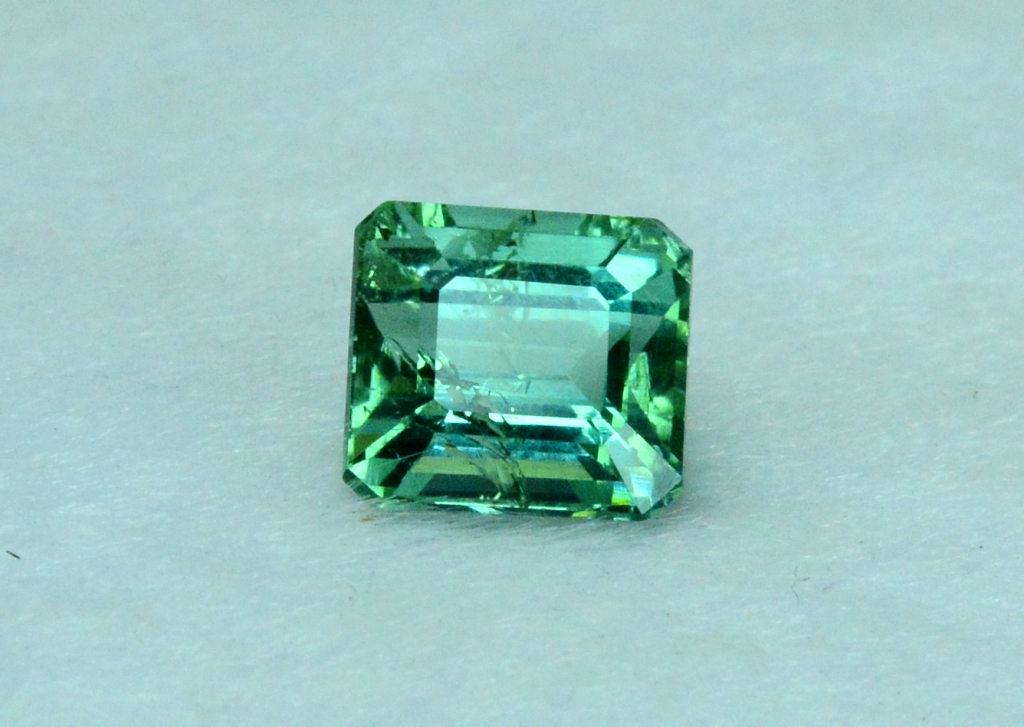 Certified 2.52 cts Natural bluish green Tourmaline from (1 of 4)