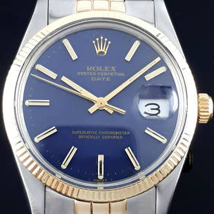 Rolex - Oyster Perpetual Date Just Gold/Steel - 15000 -: Brand: Rolex Model: Oyster Perpetual Date Just Gold/Steel Reference Number: 15000 Gender: Men Period: 1970-1979 Movement: Automatic Case material: Gold/Steel Material fineness: 18 kt. Extras: