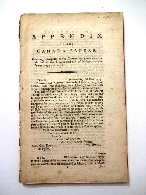 1778 Revolutionary War British Land at Boston (1 of 3)