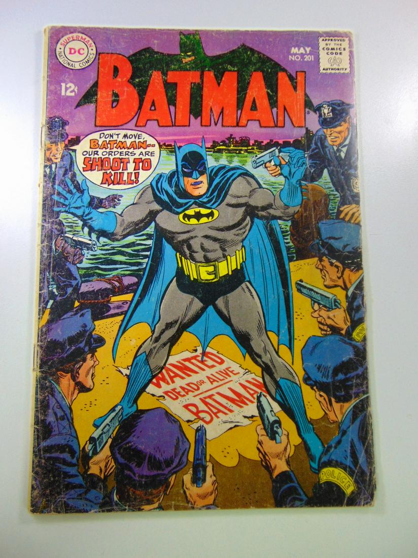 Batman #201: No Reserve! Batman #201 Shipping: Individual Comics: Flat-rate of $9.99 (1-8 comics) or $19.99 (9+ comics) to anywhere within the contiguous U.S. Short Box lots: Flat-rate of $24.99 for each box to an