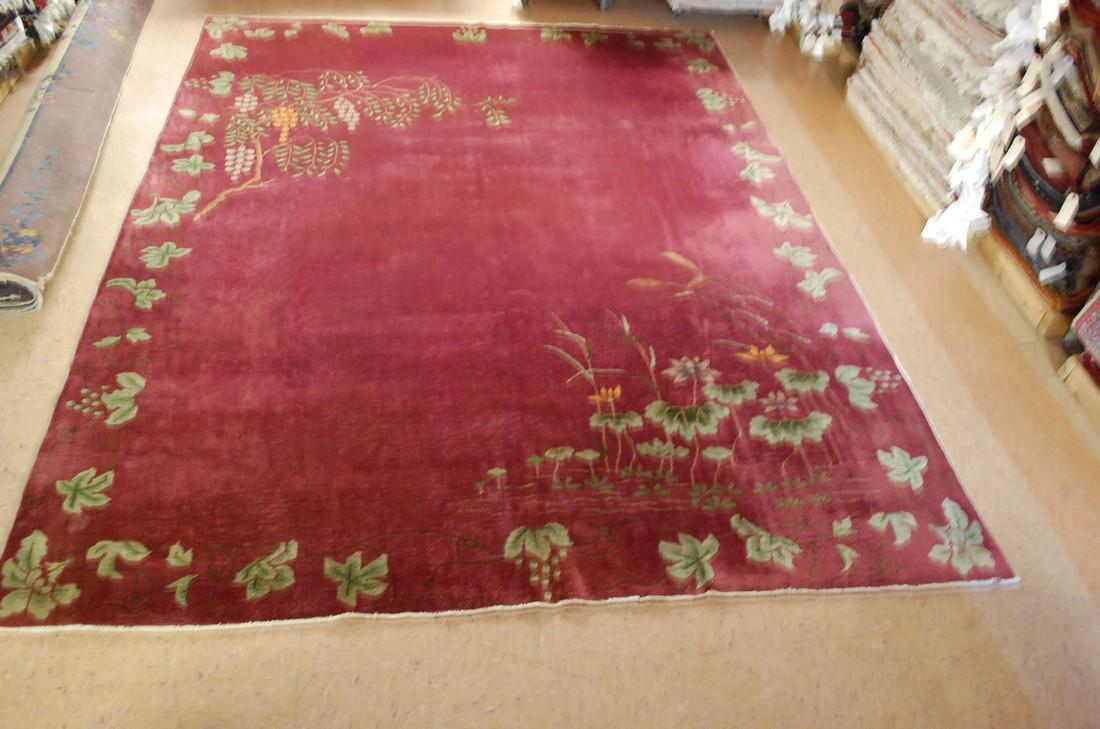 c1930's ART DECO ANTIQUE CHINESE WALTER NICHOLS RUG (1 of 12)