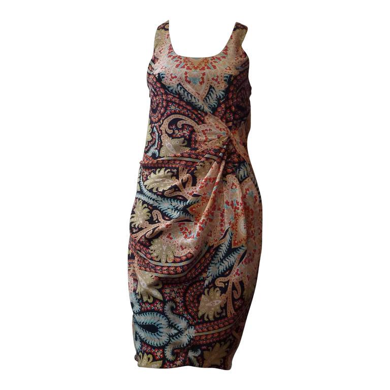 2012 Thakoon All Silk Paisley Dress (0) (1 of 7)