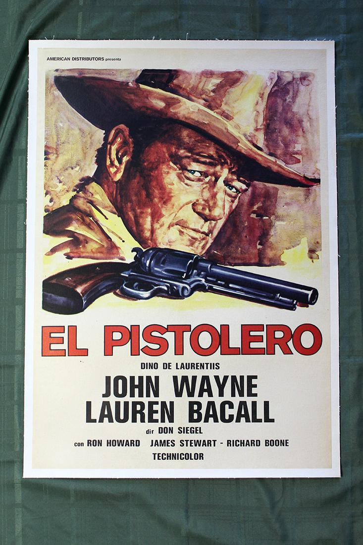 "El Pistolero" (Spain, 1976) John Wayne Spanish Movie (1 of 1)