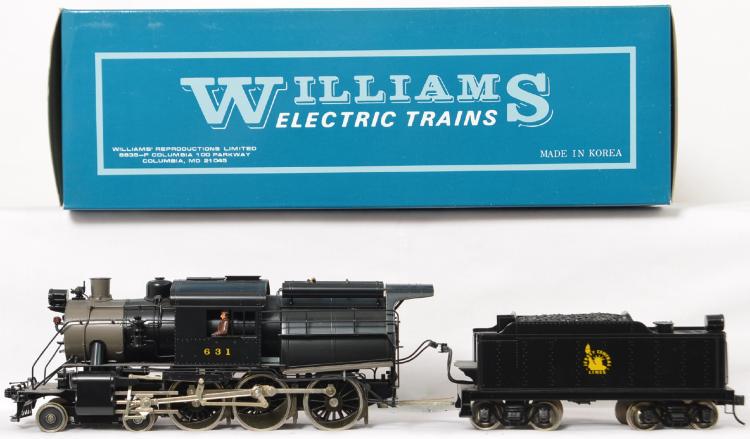 Williams "Camelback" 4-6-0 all brass locomotive, O (1 of 3)