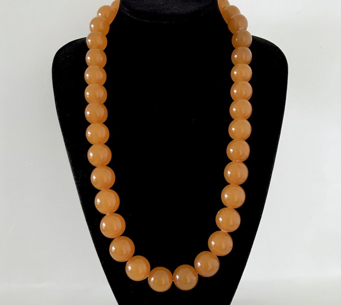 Luxury old Amber necklace 174.6 gr (1 of 9)