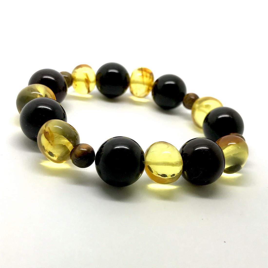 Baltic amber mosquito fly inclusion bracelet (1 of 10)
