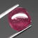 4.06 ct natural hot pink tourmaline antique cab - 2