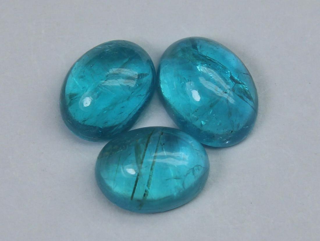 3.83 Ct Natural Blue Apatite Lot (1 of 3)