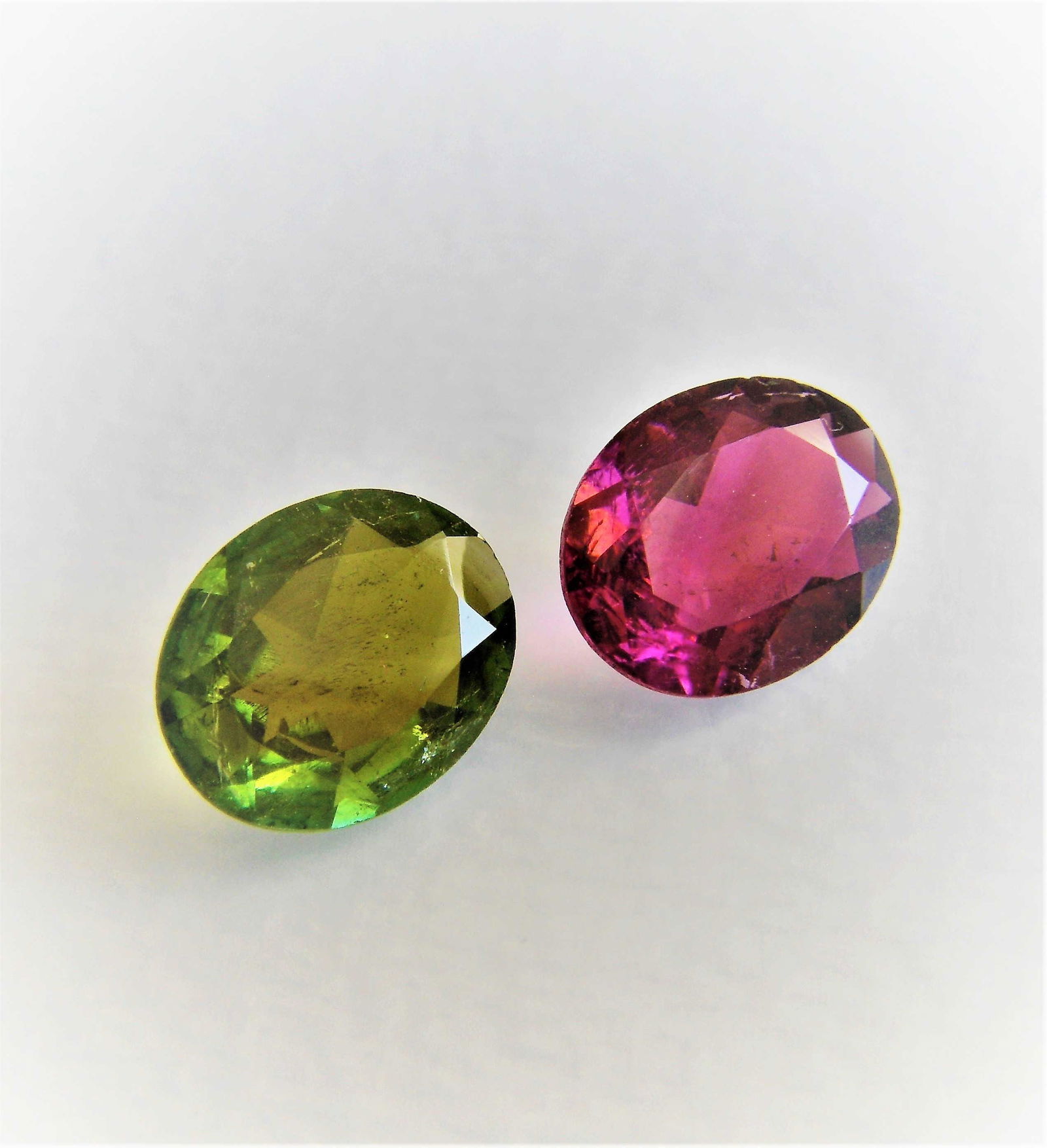 Pink Green Tourmaline Pair - 4.00 ct (1 of 6)