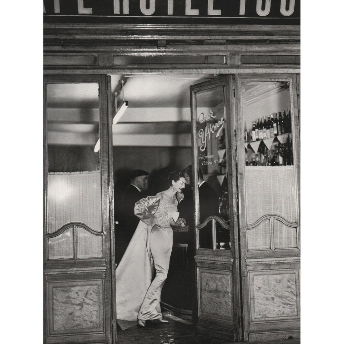 RICHARD AVEDON - Dovima at Chez Yvonne, Paris: Artist: RICHARD AVEDON Print Title: Dovima at Chez Yvonne, Paris, 1955 Dorothy Virginia Margaret Juba (1927-1990), later known as Dorothy Horan, and best known as Dovima, was an American model during 