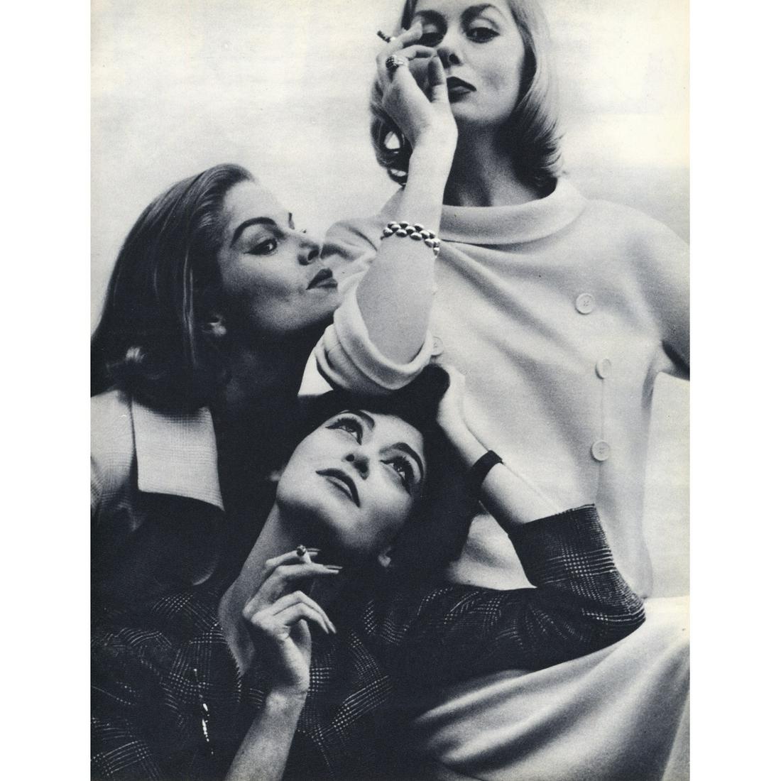 WILLIAM KLEIN - Women of New York: Artist: WILLIAM KLEIN Print Title: Women of New York Medium: Sheet-fed Gravure Printing Date: 1950's Printed in Switzerland Image Size Approx. 10.5 X 8 inches William Klein an American-born French pho