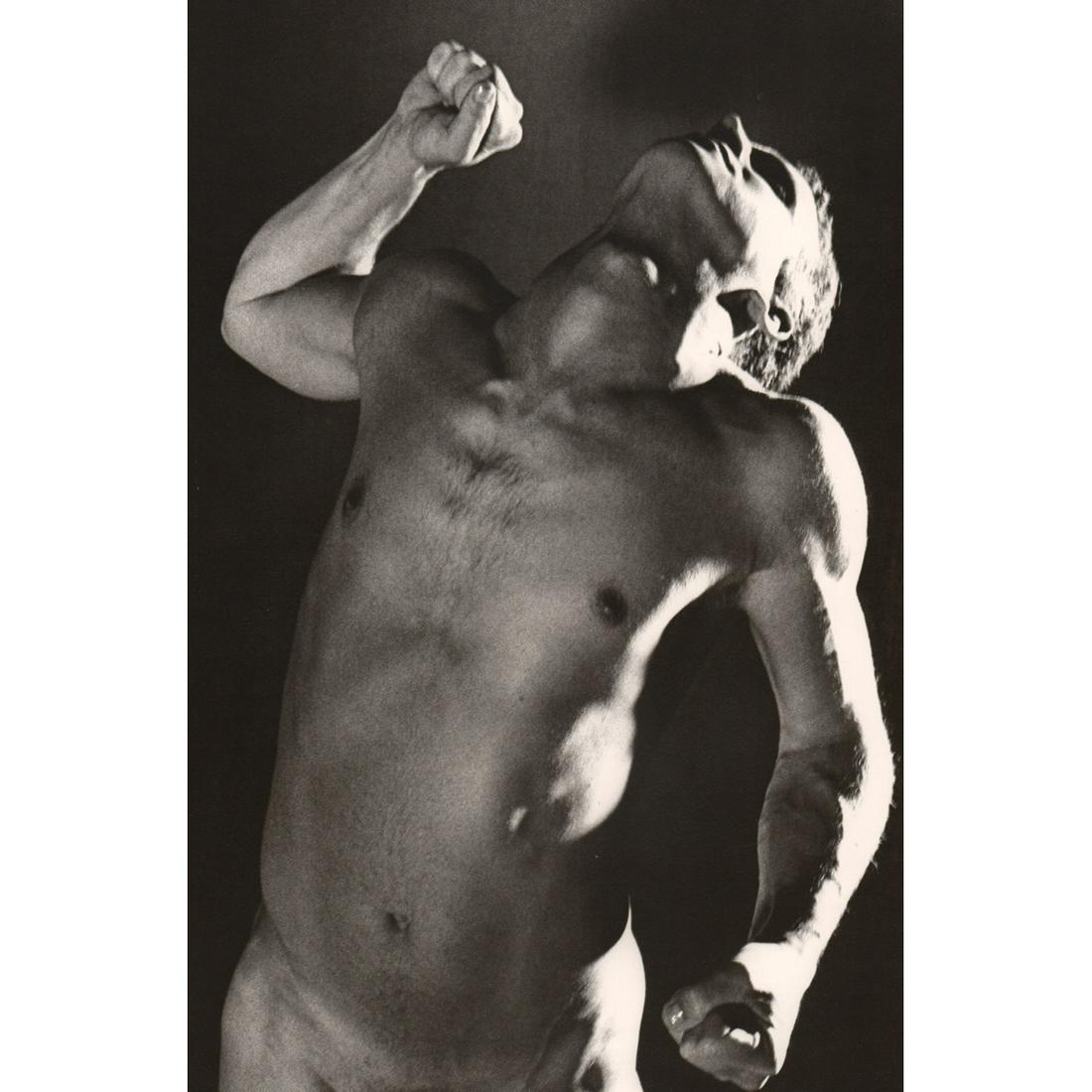 STEPHAN LUPINO - Male Nude: Artist: STEPHAN LUPINO Print Title: Male Nude Medium: Photo-engraving Printing Date: 1980's Printed in Germany Image Size approx: 12.75 x 8.5 inches Stephan Lupino was one of the most flamboyant chara
