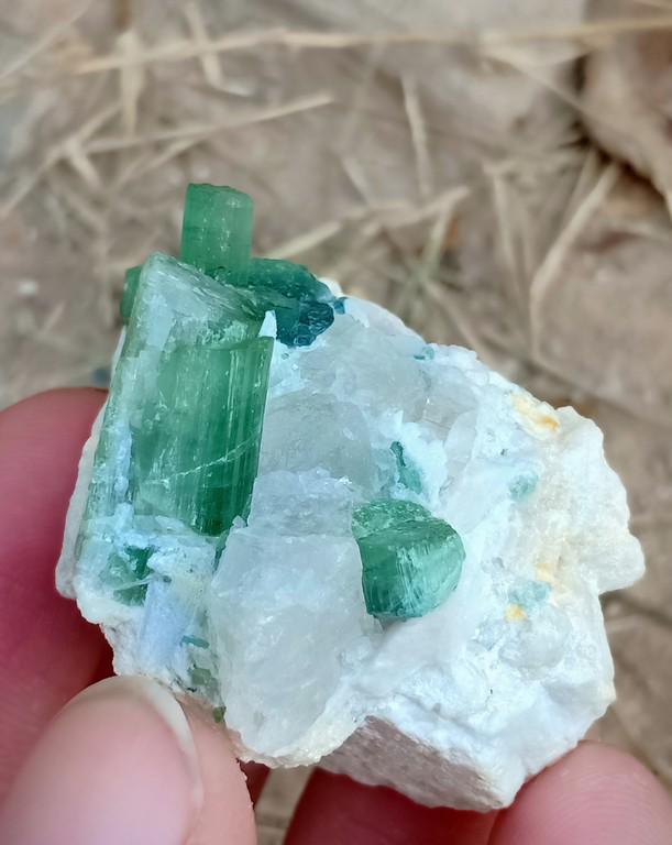 38 Gram Beautiful Natural Tourmaline Specimen: No Reserve! Title: 38 Gram Beautiful Natural Tourmaline Specimen Treatment: Natural Gemstone: Tourmaline Weight: 39 Gram Size/Dimensions: 40x35x33 mm Origin: Pakistan Shipping: Domestic: Flat-rate of 