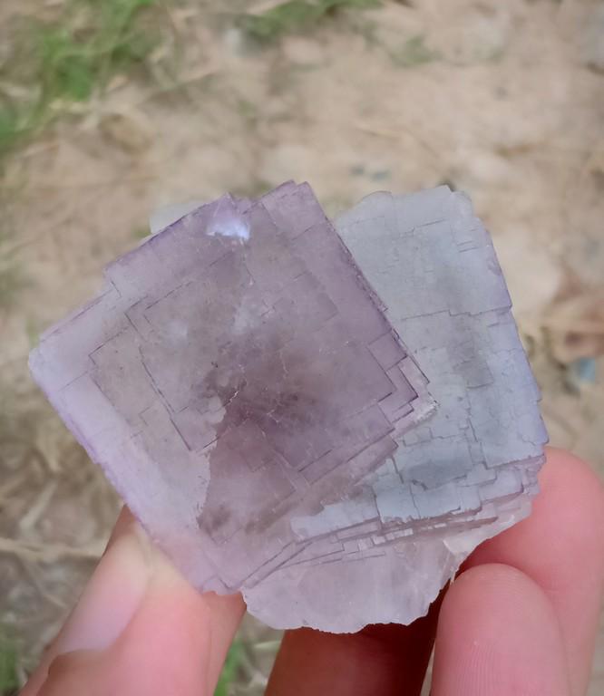 111 Gram Beautiful Natural Fluorite Specimen: Title: 111 Gram Beautiful Natural Fluorite Specimen Treatment: Natural Gemstone: Fluorite Weight: 111 Gram Size/Dimensions: 47x45x37 mm Origin: Pakistan Reserve: $10.00 Shipping: Domestic: Flat-rate o