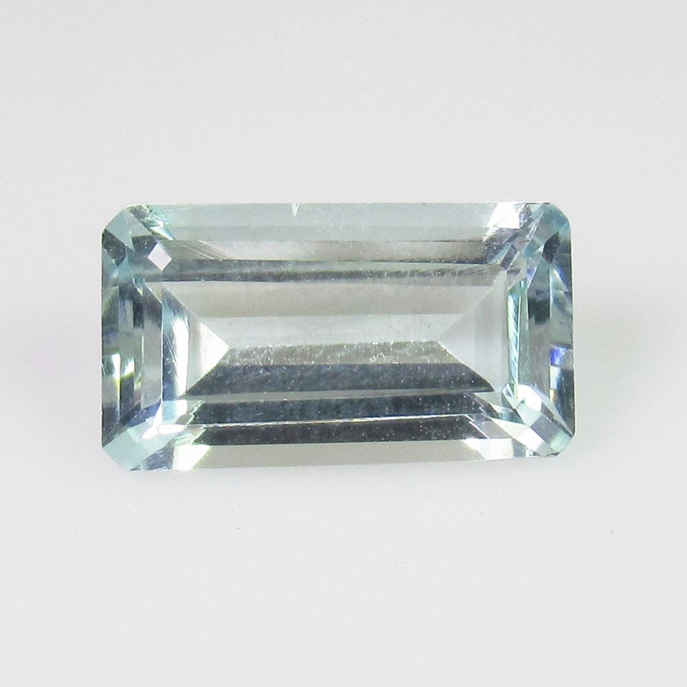 2.38 Ctw Natural Aquamarine 11.5X6.5 mm Emerald Cut (1 of 2)