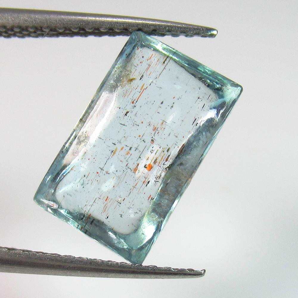 4.72 Ctw Natural Aquamarine Rectangle Cab (1 of 2)