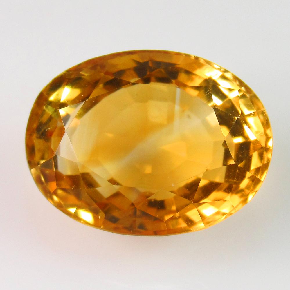 10.79 Ct Genuine Yellow Citrine Oval Cut (1 of 2)