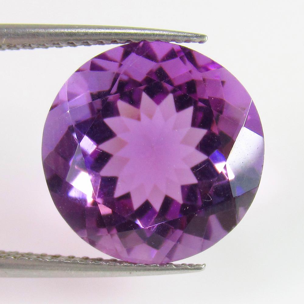 7.93 Ct Genuine Purple Amethyst Round Cut (1 of 2)