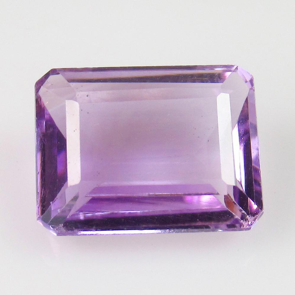 5.76 Ct Genuine Purple Amethyst Emerald Cut (1 of 2)