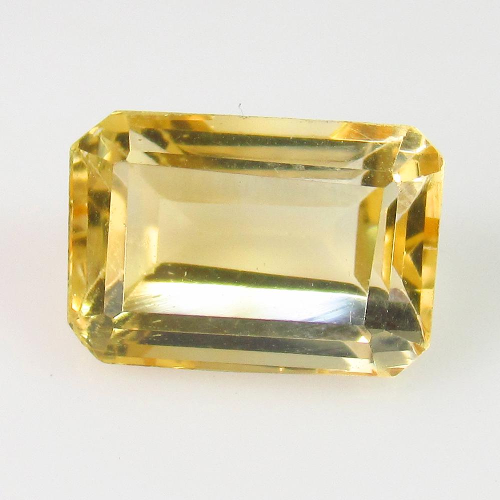 4.47 Ct Genuine Yellow Citrine Octagon Cut (1 of 2)