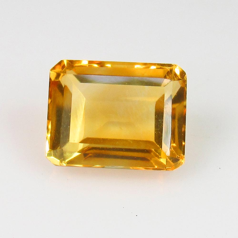 IGI Certified 3.26 Ct Genuine Quartz Citrine Emerald (1 of 3)