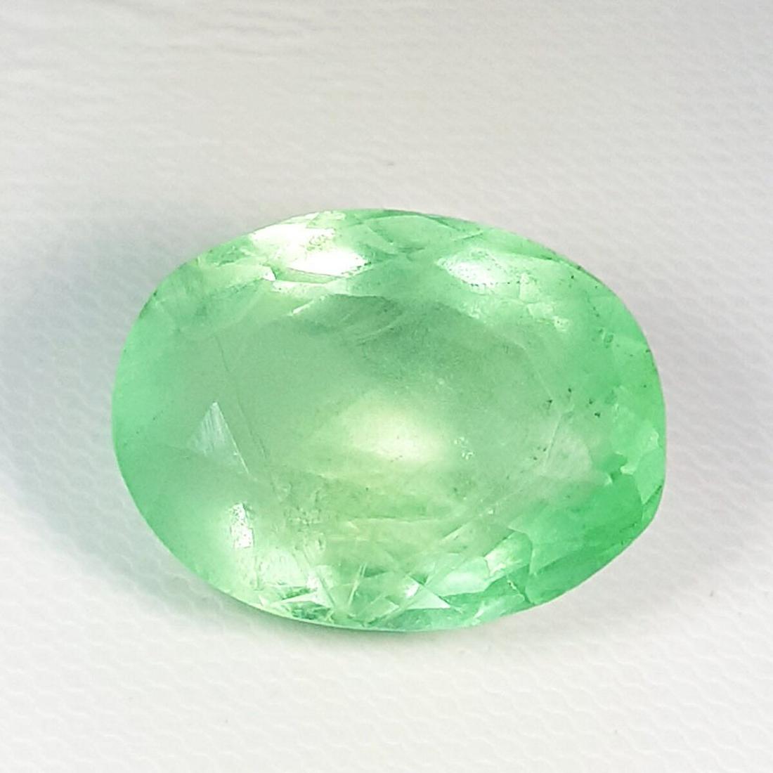 35.30 ct Natural Emerald Green Fluorite Oval Cut (1 of 5)