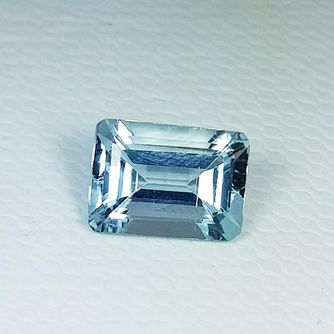 1.21 ct Natural Aquamarine Emerald Cut (1 of 6)
