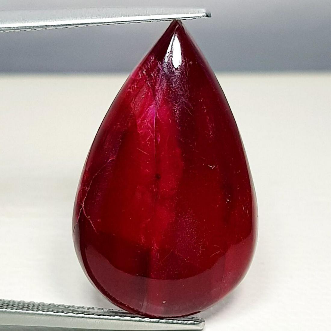 11.95 ct Natural Red Opal (Coted) (1 of 5)