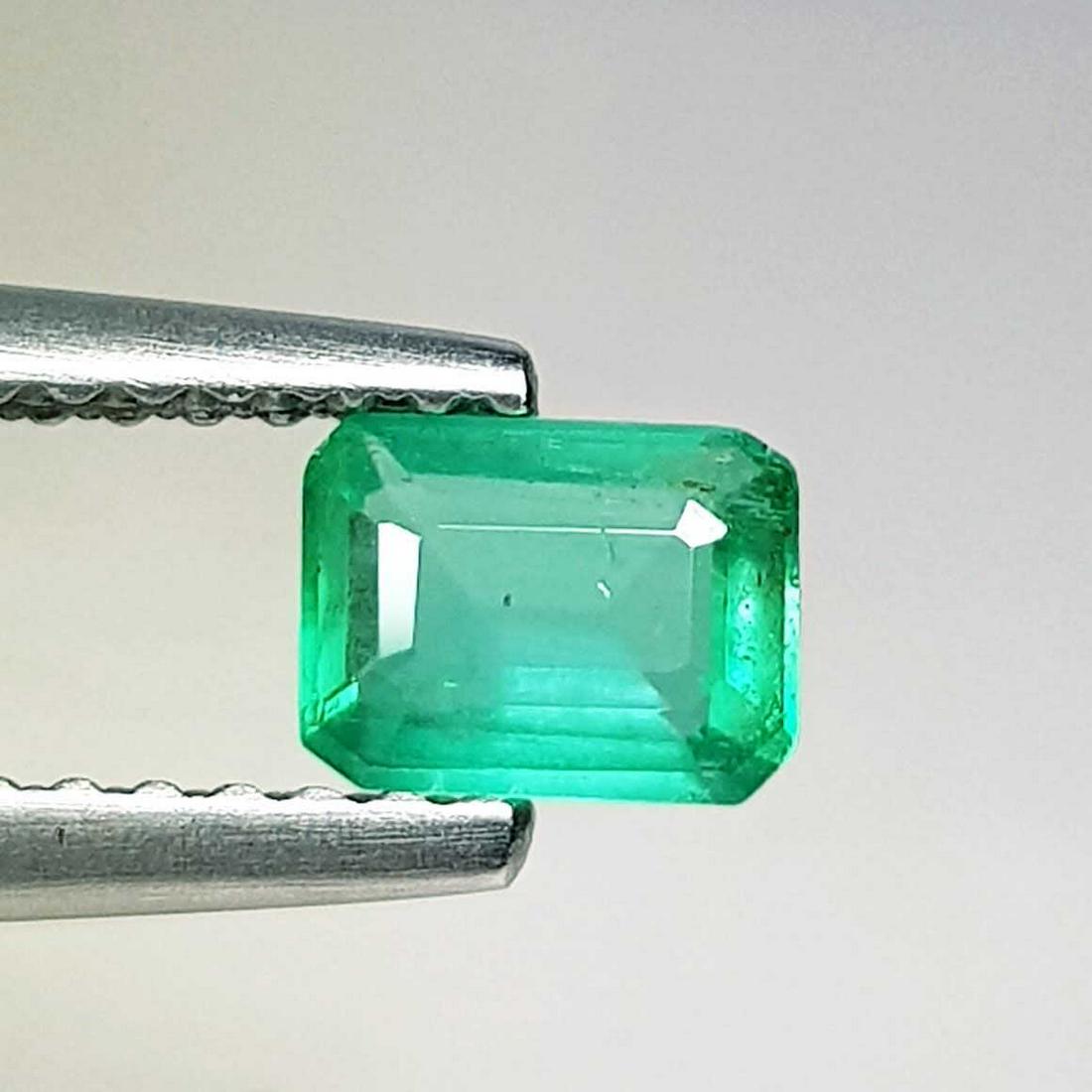 Natural Emerald Emerald Cut 0.53 ct (1 of 6)
